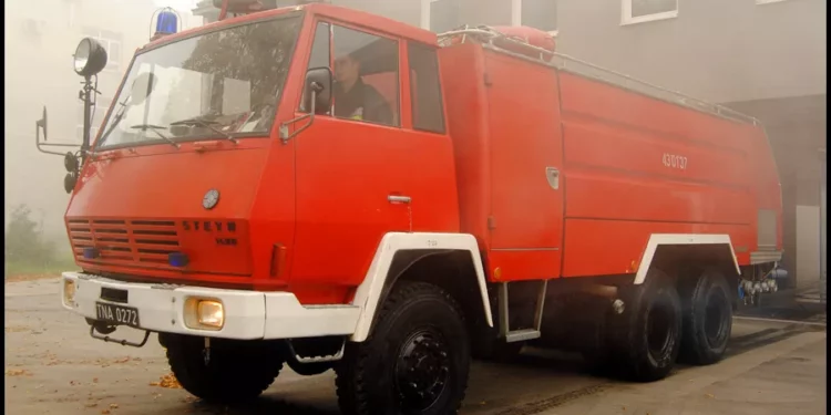 45 lat Steyra 1490 w straży pożarnej