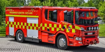 Scania P370 dla straży pożarnej na Gotlandii
