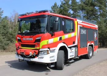 Nowa Scania w garażu OSP Mosina [FOTO]