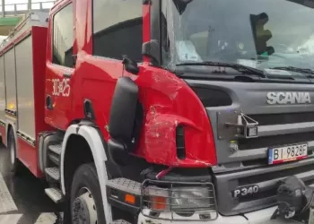 Białystok: Zdarzenie z udziałem GCBA. Ranny strażak