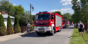 Wielka parada wozów strażackich w Ciechocinku