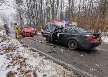Śmiertelny wypadek w Sadłowicach. Za kierownicą BMW pijany kierowca