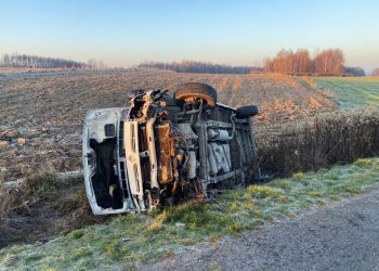 Wypadek busa przewożącego dzieci niepełnosprawne