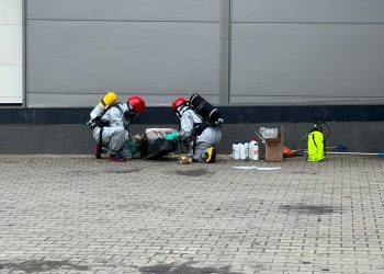 Akcja białostockich chemików w miejscowości Łyski