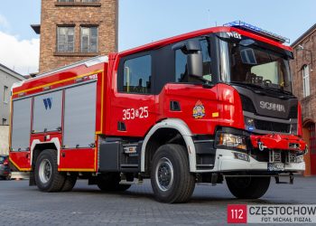 Ciężki wóz dla częstochowskich strażaków. Drugi w tym roku