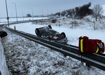 Śmiertelny wypadek na A4 w kierunku Katowic. Wezwano LPR