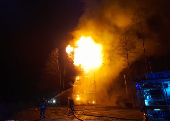 Spłonęła wieża mieszkalno-widokowa w Filipach