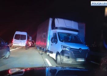 Jazda korytarzem życia zakończona mandatami