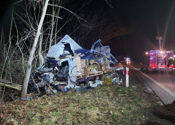 Wypadek na trasie Pniewy – Kwilcz. Jedna osoba poszkodowana