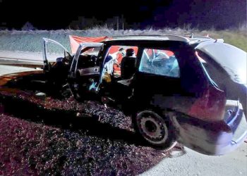 Wypadek koło Słupska. Nie żyje młody chłopak. Kierowca pijany.