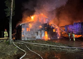 Warszawa: Pożar w stadninie. Zginęły konie