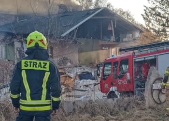 Zawiercie: Wybuch gazu i pożar w budynku mieszkalnym