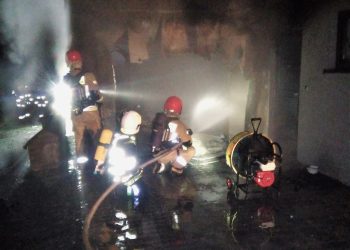 Pożar w budynku jednorodzinnym w miejscowości Krajno