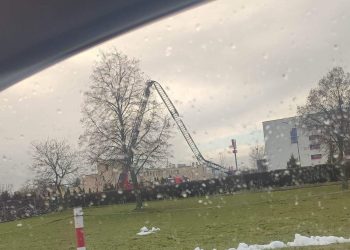 Inowrocław: Nowa drabina Rosenbauer w PSP złamała się podczas testowania