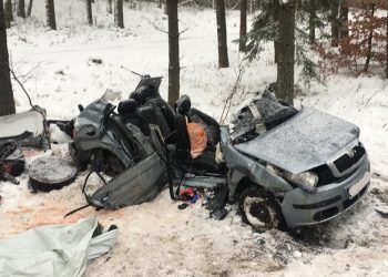 Śmiertelny wypadek na drodze Szczytno – Olsztynek
