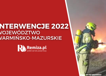 Interwencje PSP i OSP 2022: Województwo warmińsko-mazurskie