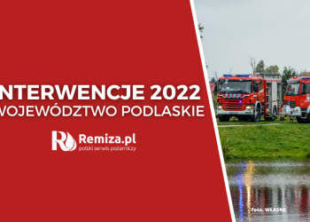 Interwencje PSP i OSP 2022: Województwo podlaskie