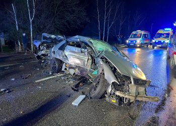 Wypadek na DK6 w miejscowości Darżyno