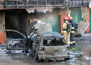 Wybuch i pożar w garażu. Mieszkania wyłączone z użytkowania
