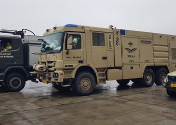 Wojskowi strażacy z Holandii w Malborku