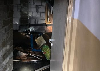 Pożar w piwnicy bloku. Pięć osób poszkodowanych