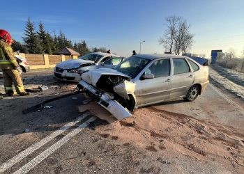 Wypadek w Nowym Dworze Mazowieckim. Jedna osoba ranna
