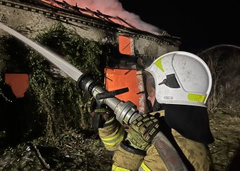 Pożar stodoły w miejscowości Kamień Górowski