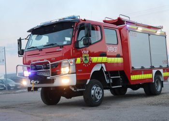 Lekkie Mitsubishi trafiło do druhów z OSP Szypliszki