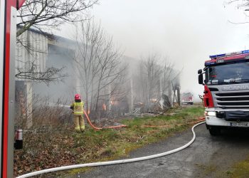 Pożar pustostanu w miejscowości Witoszyce