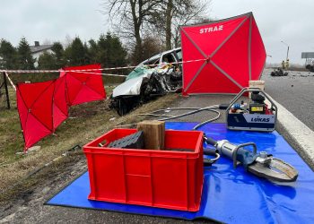 Śmiertelny wypadek na DK6 w Sąborze (pow. słupski)