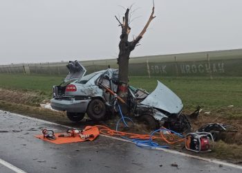 Śmiertelny wypadek na DW374. Zginął młody kierowca