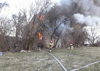Dwie osoby nie żyją. Tragiczny pożar pod Mońkami