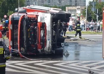 Śląskie: Więcej zdarzeń drogowych z udziałem straży pożarnej