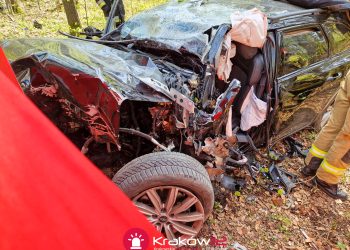 Wypadek w Tenczynku. Nie żyje jedna osoba