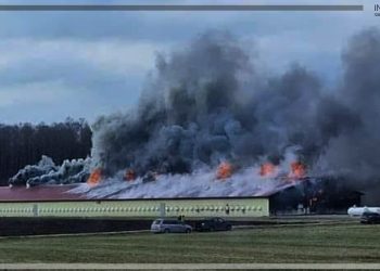 Pożar kurnika w powiecie białostockim