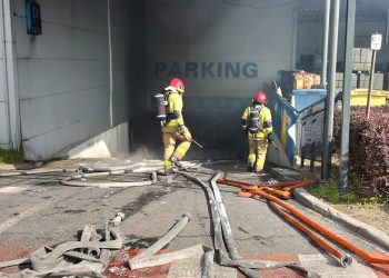 Zielona Góra: Pożar w markecie budowlanym