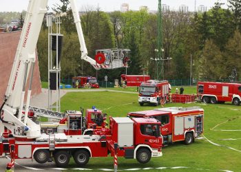 Strażackie ćwiczenia na Jasnej Górze na wypadek pożaru
