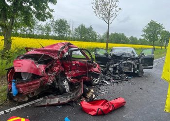 Śmiertelny wypadek na DK57. Zginęła młoda kobieta