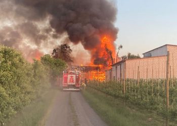Pożar budynku w miejscowości Bikówek. Jedna osoba ranna