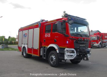 Nowy ciężki samochód trafił do strażaków z JRG Jarosław