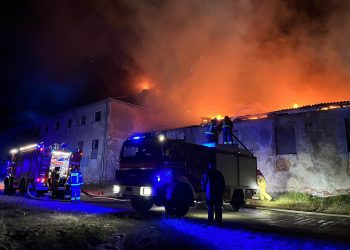 Nocny pożar w Bornem Sulinowie. Na miejscu strażacy z trzech powiatów