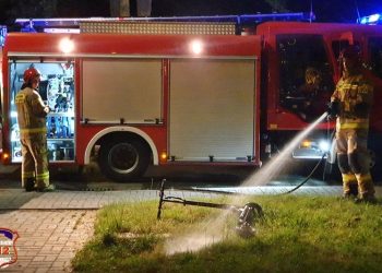 Tychy: Pożar hulajnogi elektrycznej w mieszkaniu