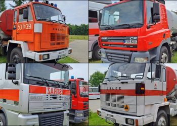 Państwowa Straż Pożarna przekazała Ukrainie cysterny