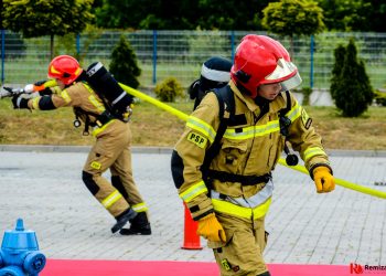 Rafał Bereza i Beata Świderska najtwardszymi strażakami targów IFRE-EXPO [FOTO]