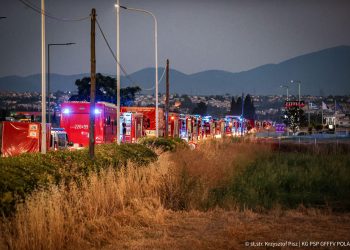 Polscy strażacy dotarli do walczącej z pożarami Grecji!