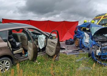 Tragiczny wypadek na DK25. Zginęły dwie osoby
