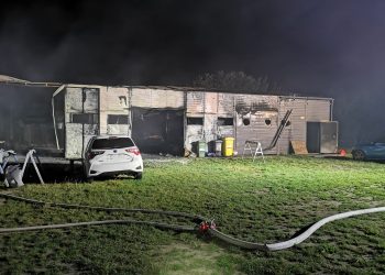 Pożar w miejscowości Drogolewo. Półtora miliona złotych strat