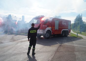 Ciężki Kerax z PSP trafił do OSP Jacewo