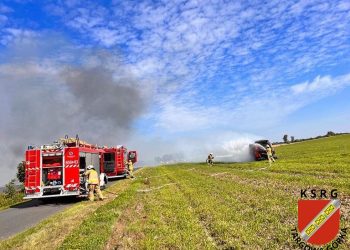 Hektary w ogniu w powiecie wrzesińskim