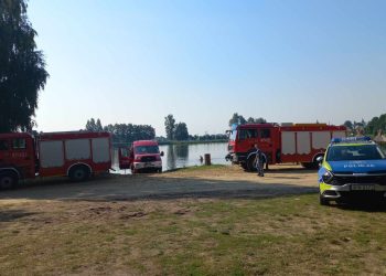 Na zalewie w Siemiatyczach trwa akcja poszukiwawcza